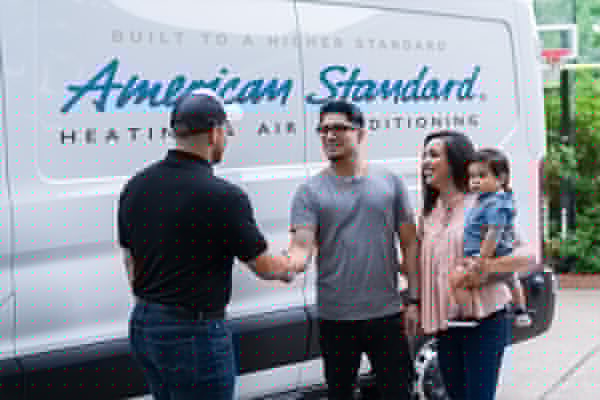 Family with AM Stand rep