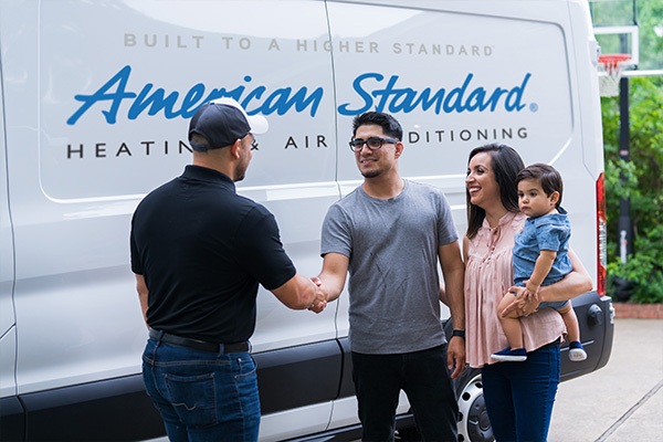 Family with AM Stand rep